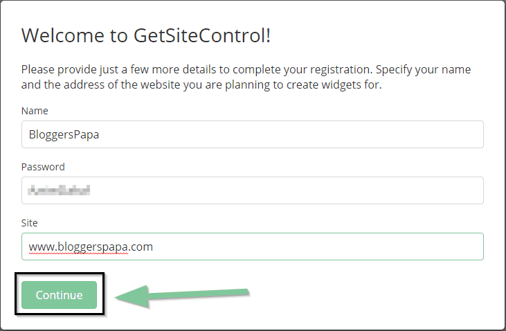 Enter your Username Password and URL